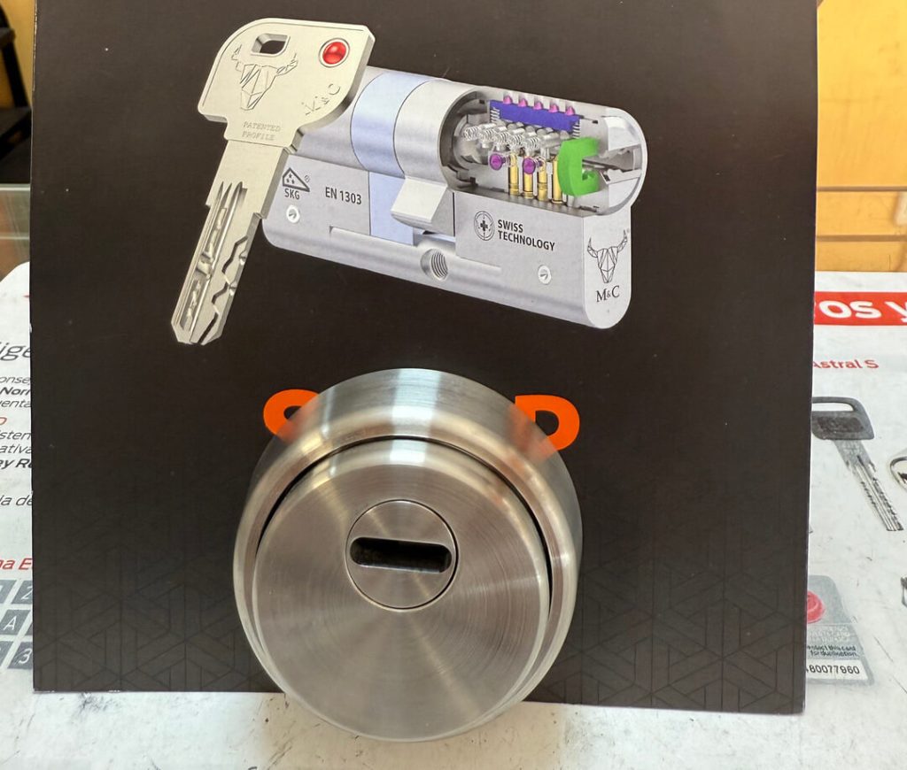 Cambio de bombín de seguridad